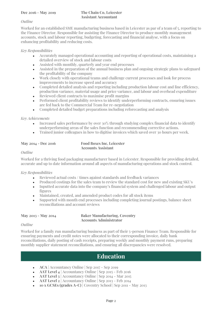 Accountant CV-1-2