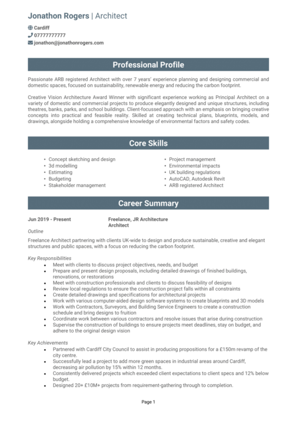 Good CV examples for 2026 that will get you hired