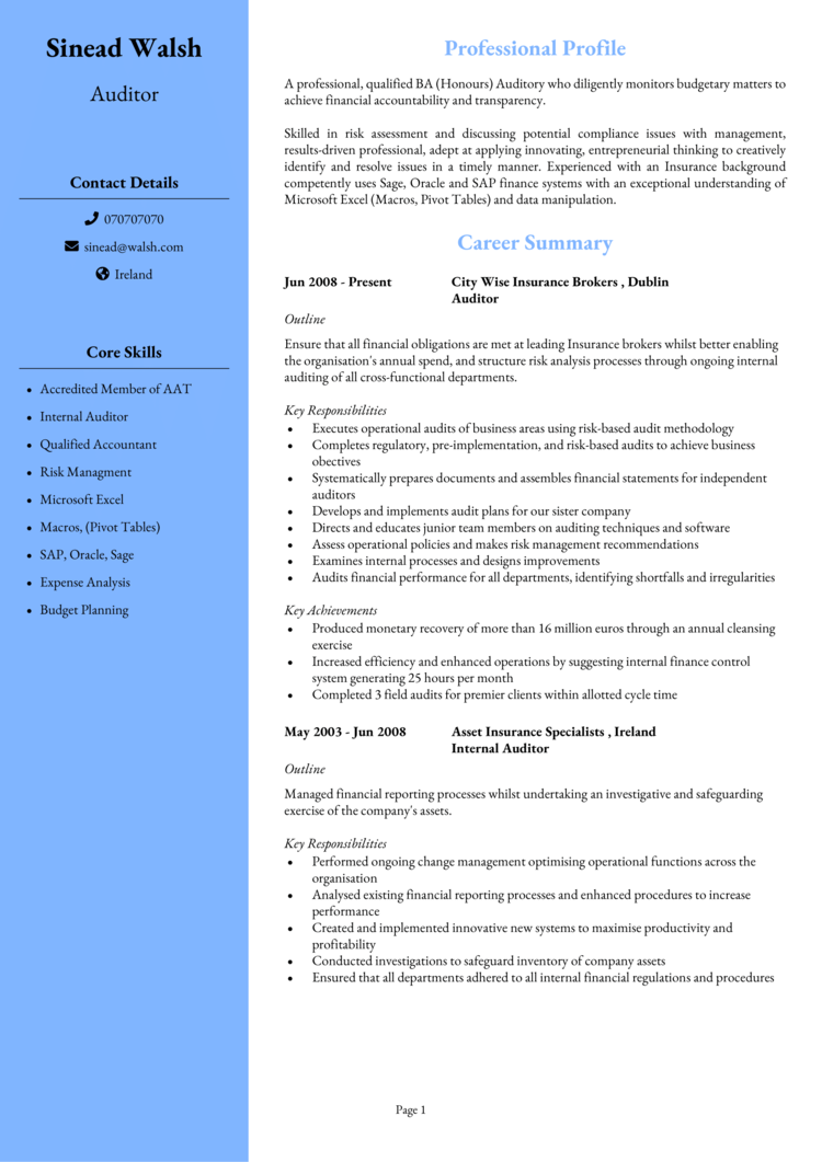 Auditor CV-1