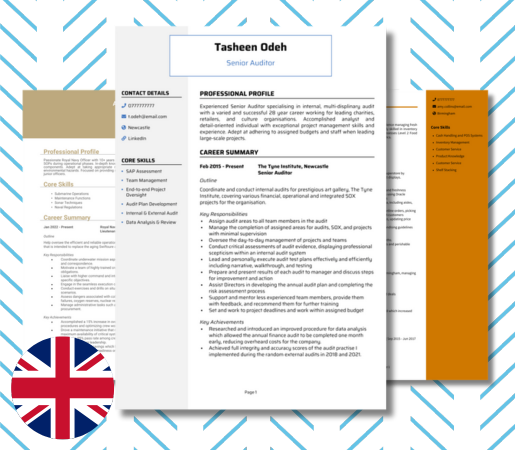Simple Cv Template Uk Free
