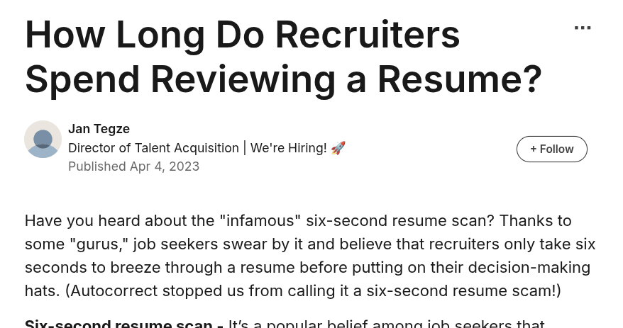 CV review study 1