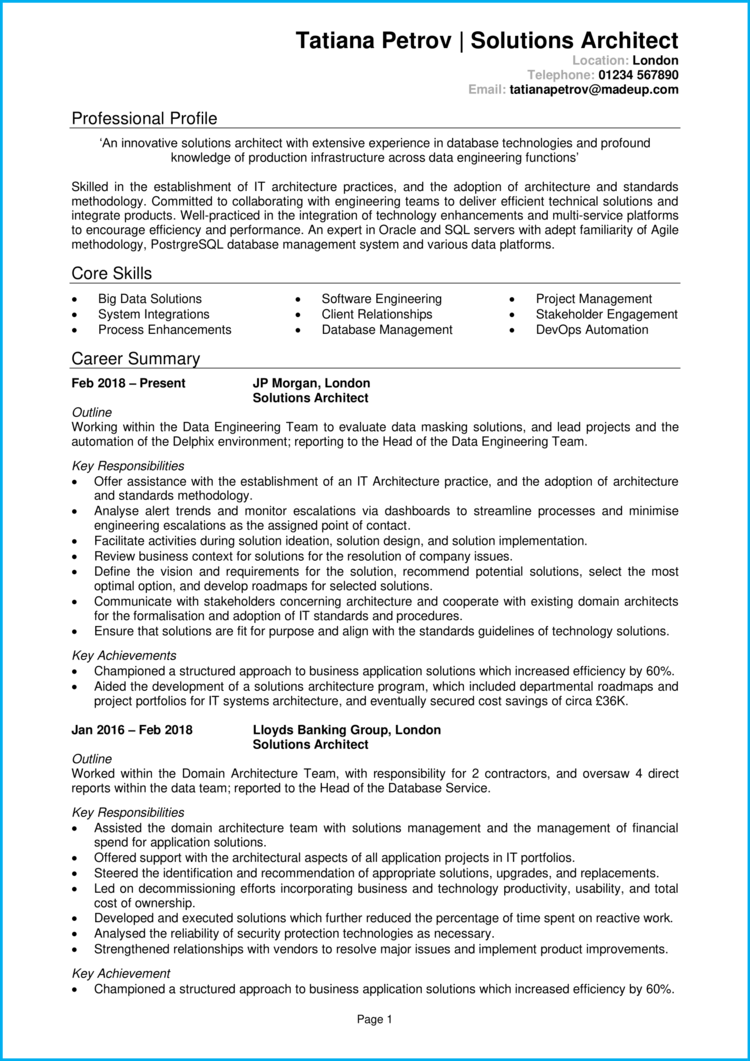 Solution Architecture Resume Rheylin   Solution Architect CV 1 