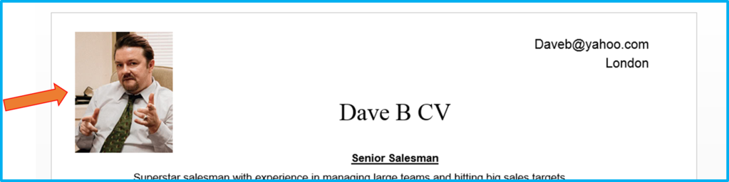 Should you include a photo on your CV
