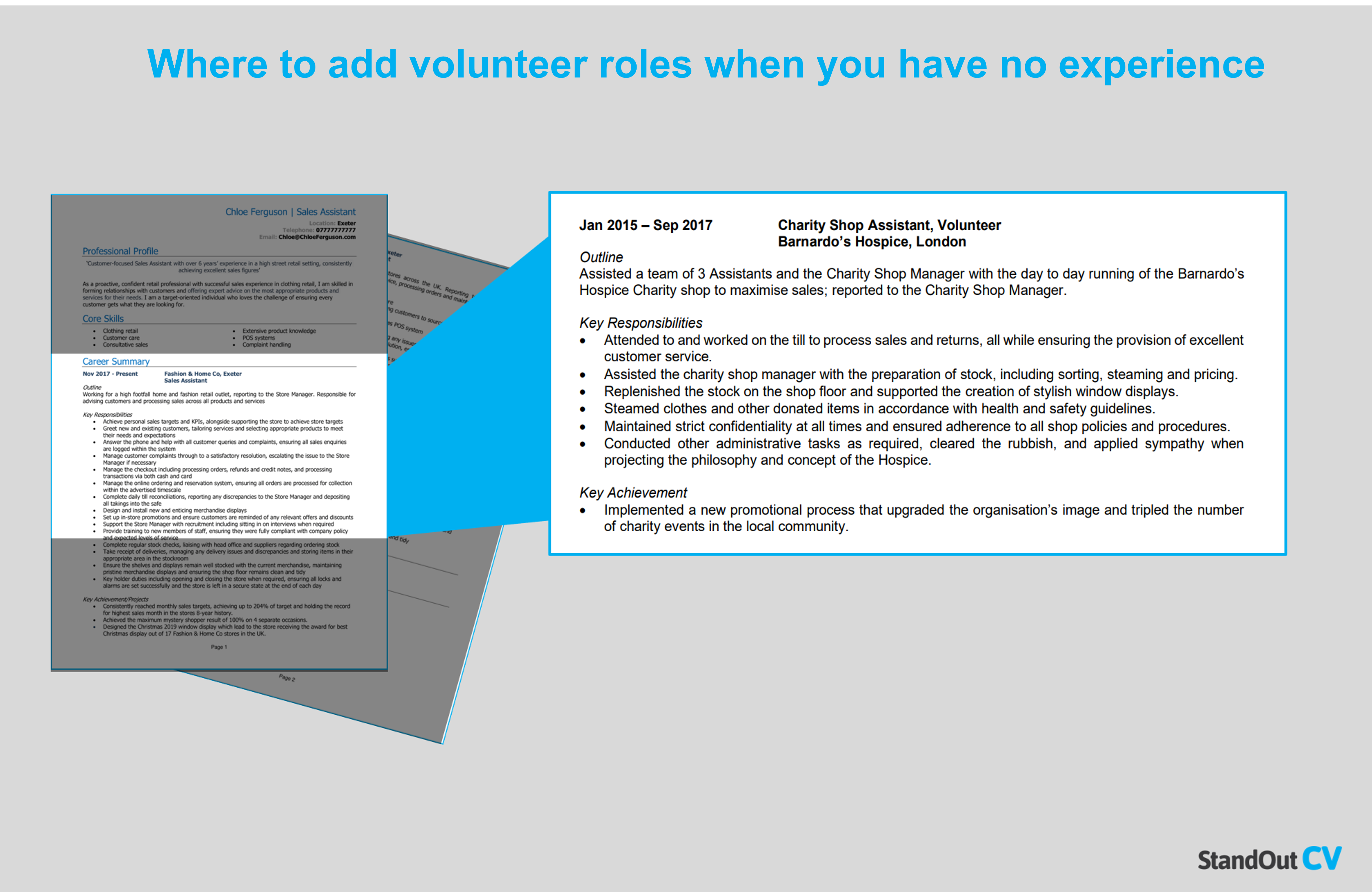 How to add volunteer experience to your resume + examples