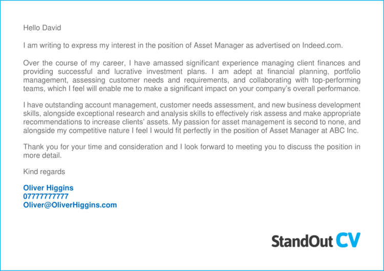 Asset Management cover letter 3