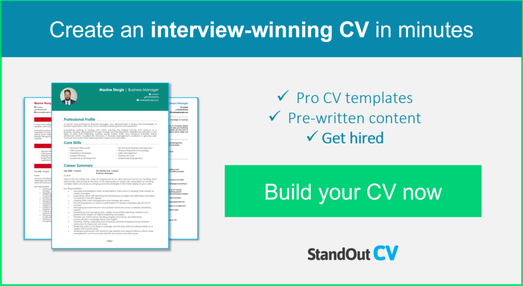 CV builder