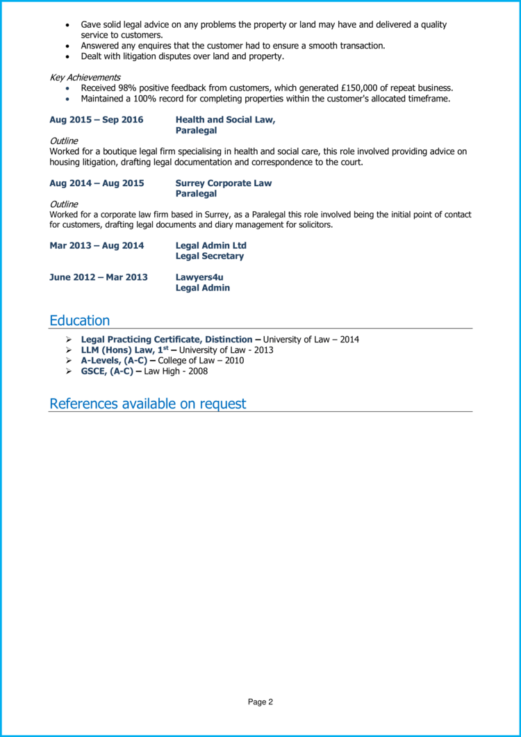 Corporate CV 2