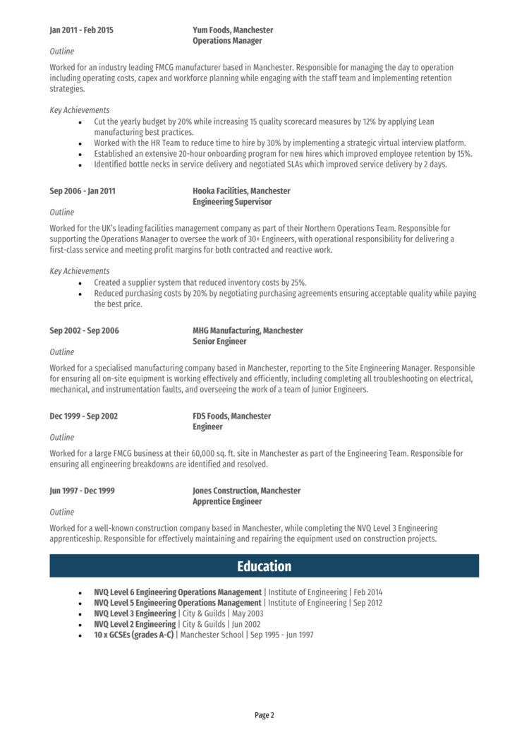 operations-director-cv-example-guide-and-cv-template