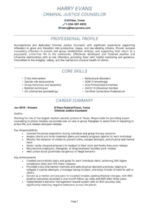 Criminal Justice Resume-1