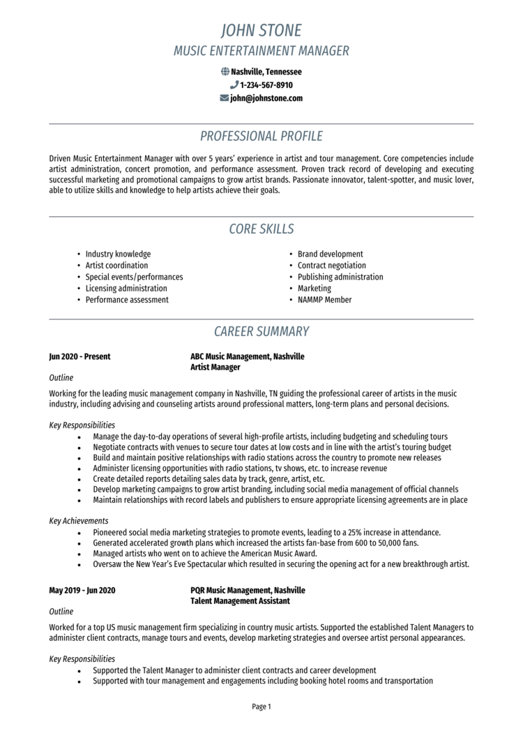 music-entertainment-resume-example-guide-win-top-jobs