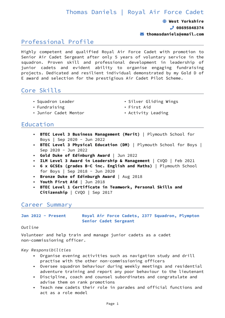 air-cadet-cv-example-guide-get-noticed