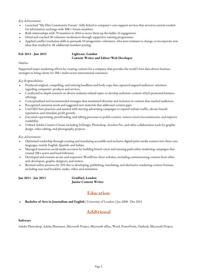 Content Moderator CV 2