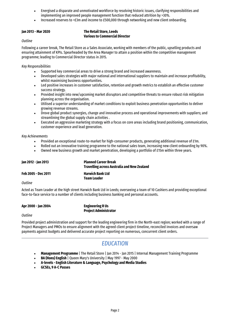 Executive Director CV 2