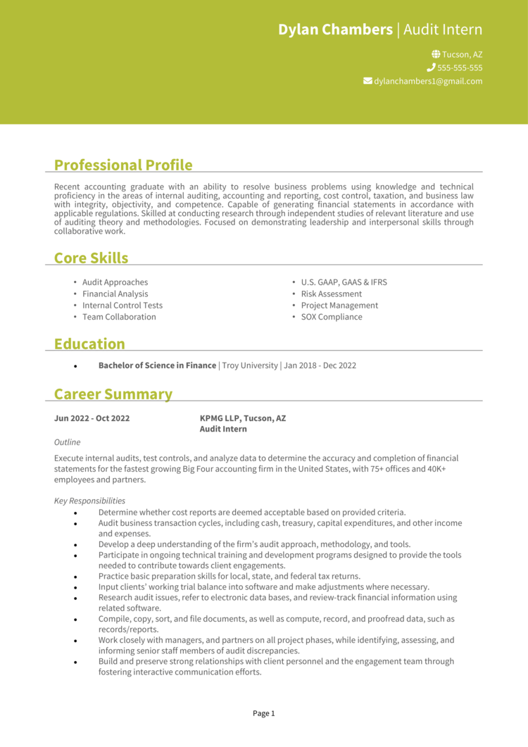 audit-intern-resume-example-guide-and-template