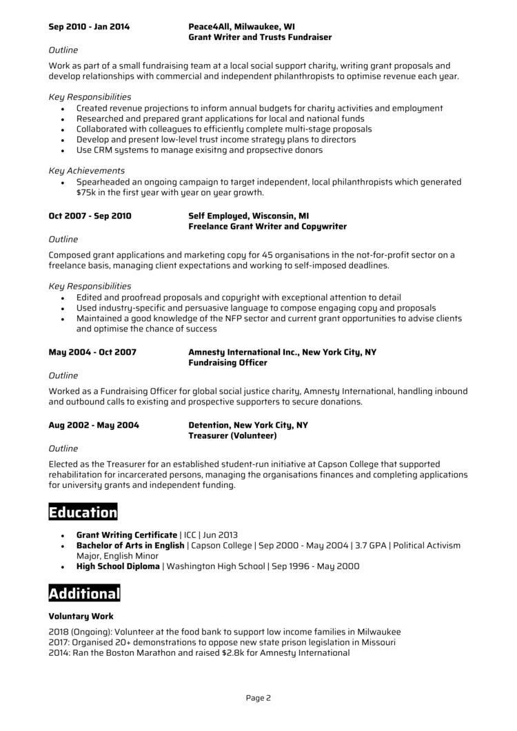 local resume writer