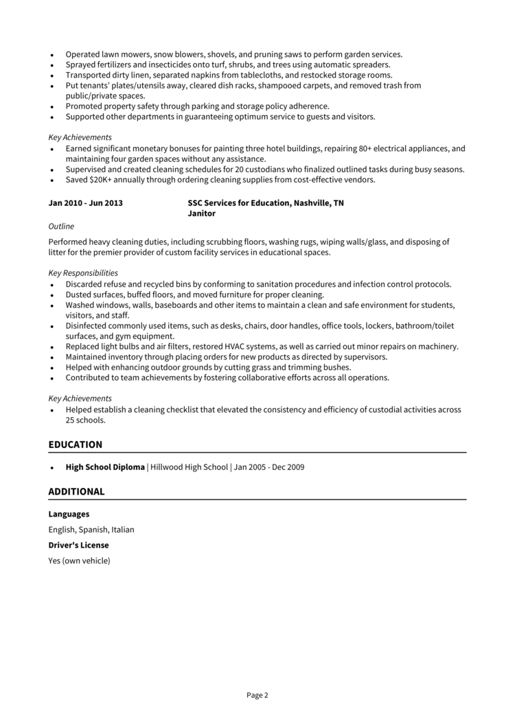 Porter Resume 2