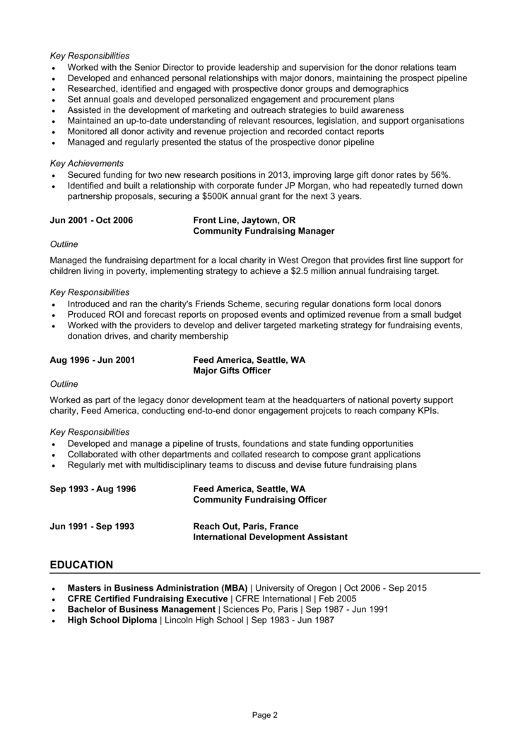 Senior Director Resume 2