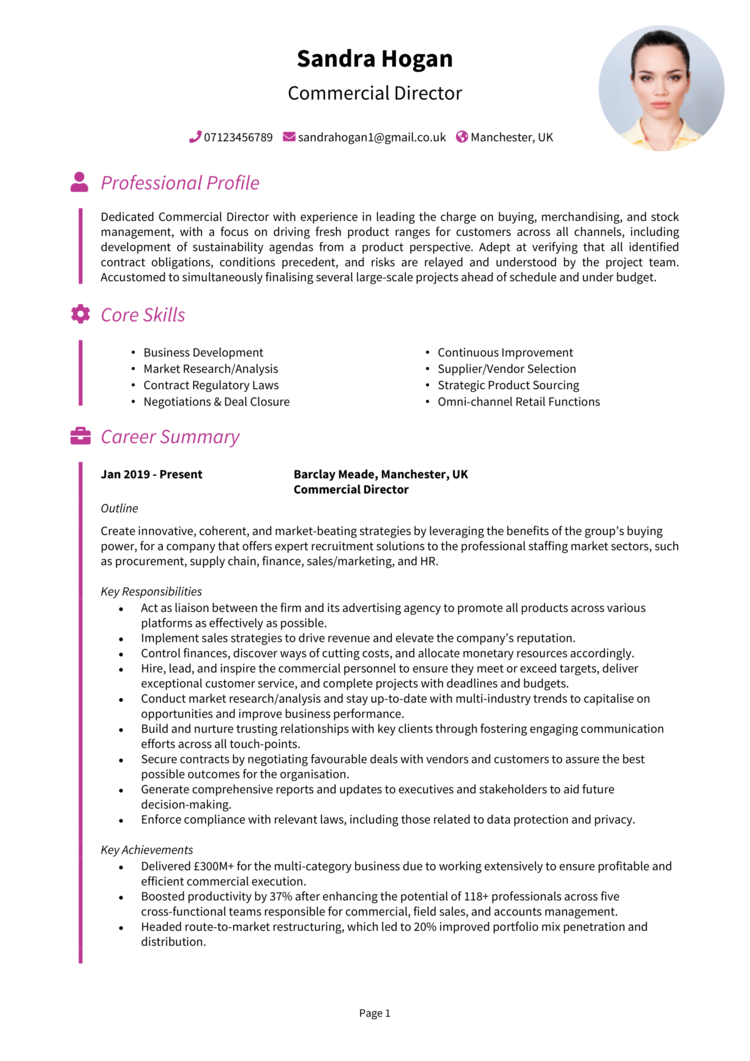 Commercial Director