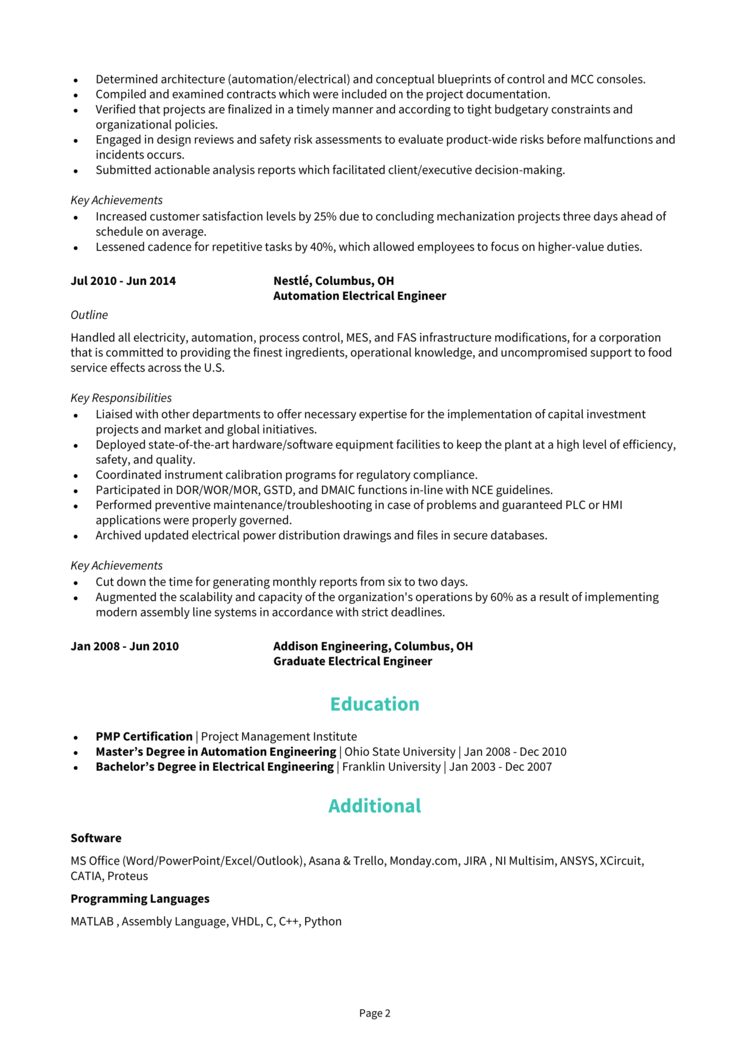 Associate Project Manager Resume-2