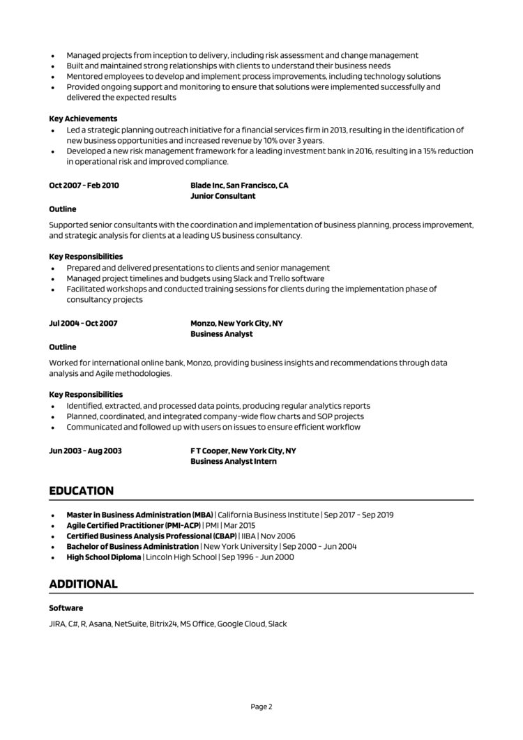 Independent Consultant Resume Example Guide Get Hired