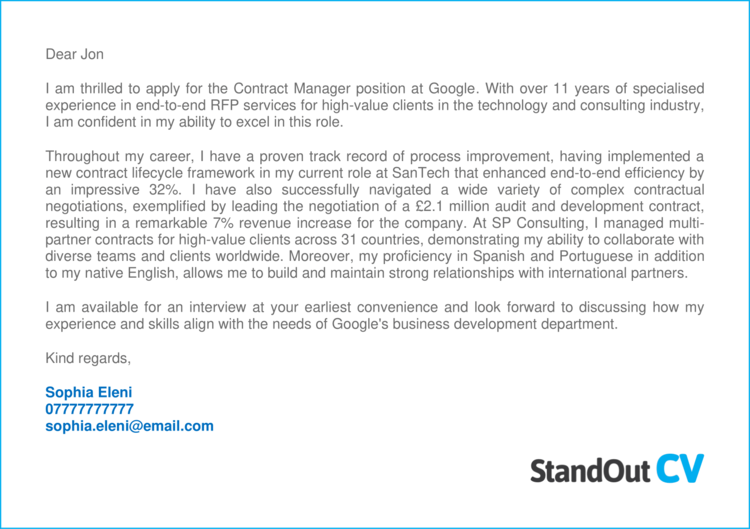 Google cover letter 1