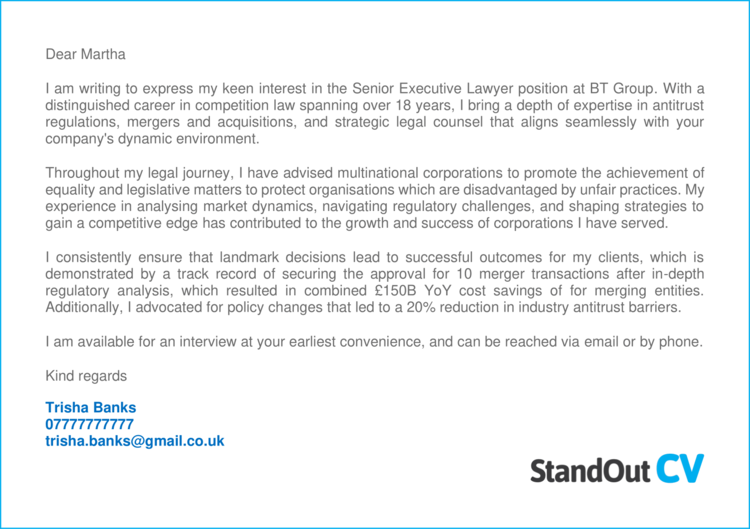 Lawyer cover letter 3