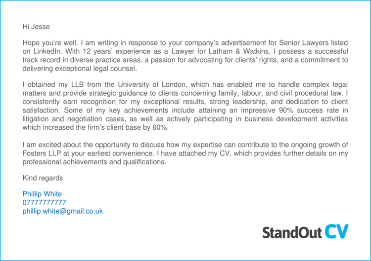 Legal Cover Letter Examples Legal Application Letter Samples Access 