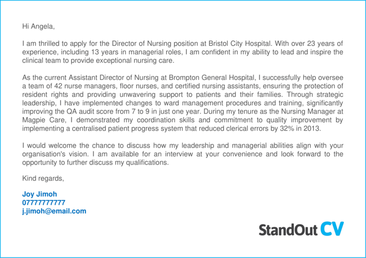 Nursing cover letter 3