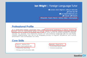How to add language skills to your CV + 10 examples