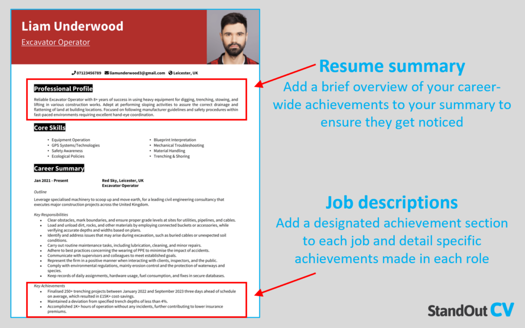 How to add achievements to your - Add Achievements To Resume 1024x641 