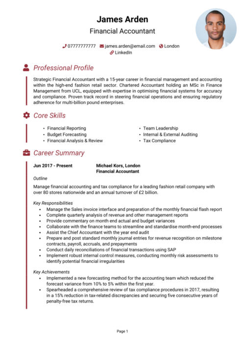 Good CV examples for 2026 that will get you hired